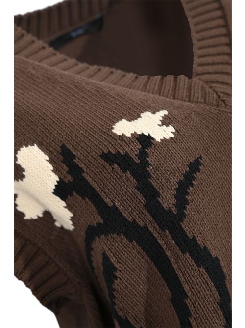 Gilet intarsiato Crusca in misto cotone WEEKEND MAX MARA | 2525356041600001